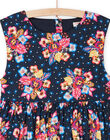 Abito nero con stampa a fiori RAJUNROB1 / 23S901U3ROBC243