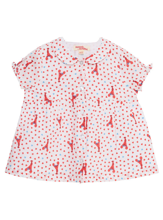 Camicia con stampa neonata JICEACHEM / 20SG09N1CHE000