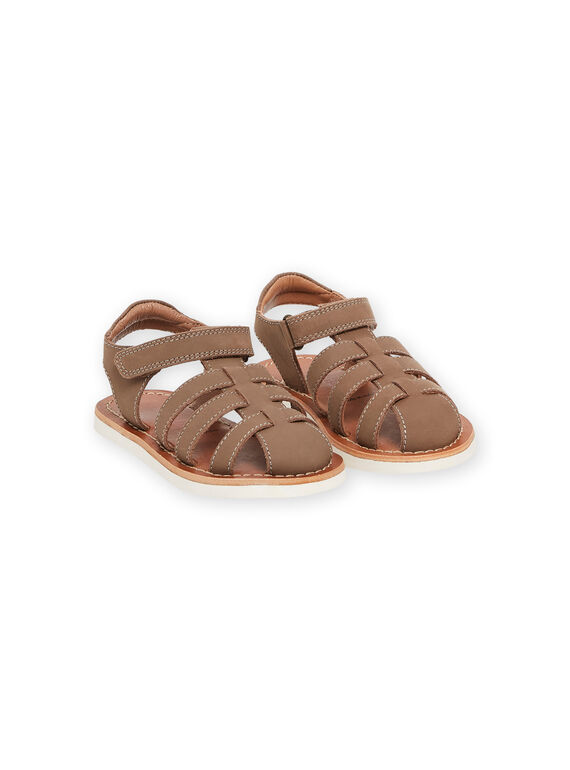 Sandali marroni in pelle ROSANDWHITE / 23KK3663D0E802