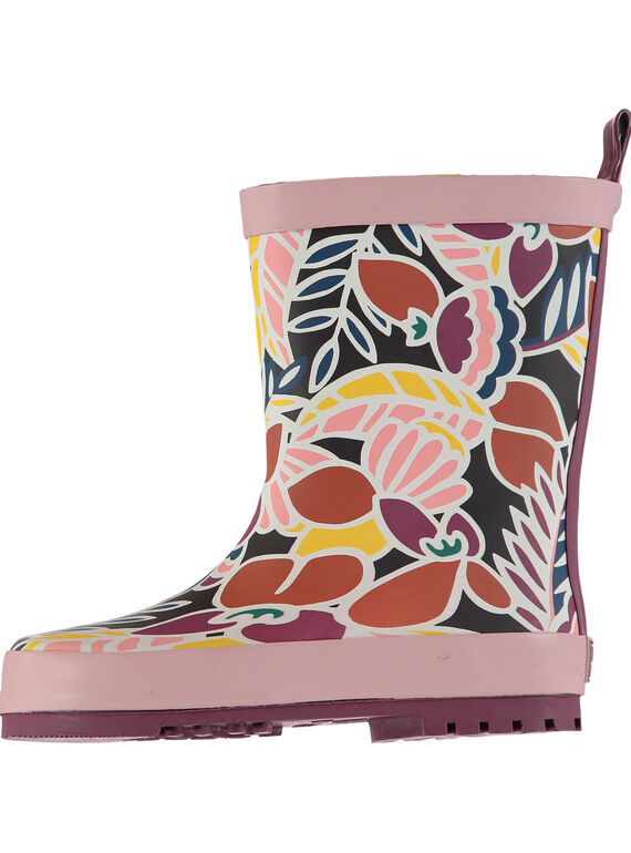 Stivali da pioggia multicolore bambina GFBPAOP / 19WK35G3D0C030