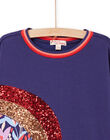 Felpa con motivo arcobaleno e paillettes RAPUROB2 / 23S901L2ROB703
