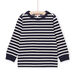 T-shirt a righe maniche lunghe