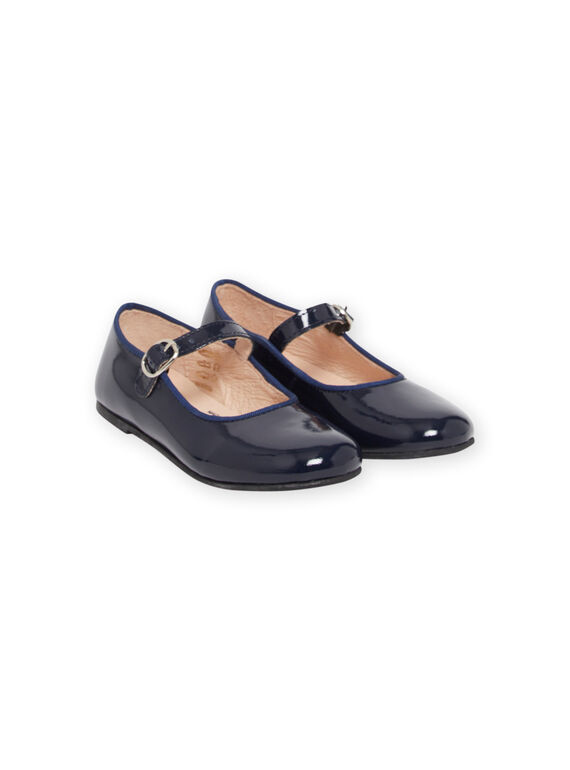 Scarpe baby navy verniciate bambina NABABRIDEM / 22KK3552D13070