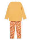 Set pigiama maglia e pantaloni con motivo leopardo PEFAPYJTON / 22WH1121PYJB107