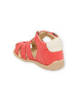 Sandali rossi neonato NUSANDSAPHIR / 22KK3846D0E050