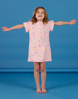 Camicia da notte rosa chiara e con stampa fantasia REFACHUBOW / 23SH11H2CHN321