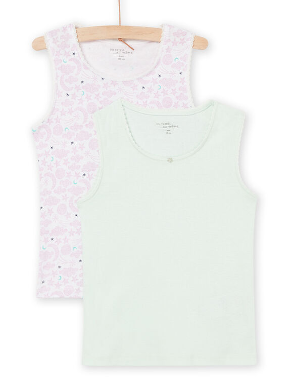 Set 2 canottiere con scollo PEFADESKY / 22WH1142HLI001