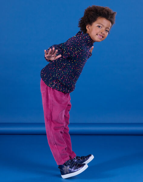 Maglia con maniche lunghe con pompon fantasia PAMUPULL2 / 22W901R2PULC243
