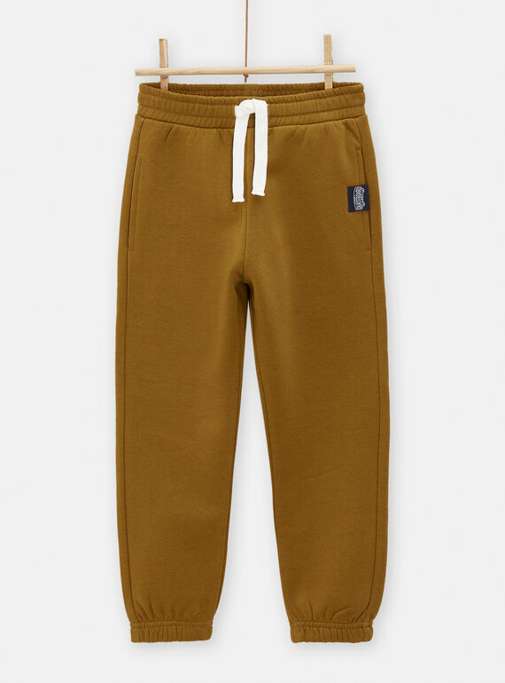 Pantaloni bambino sportivi seppia TOJOJOB3 / 24S90281JGBI814
