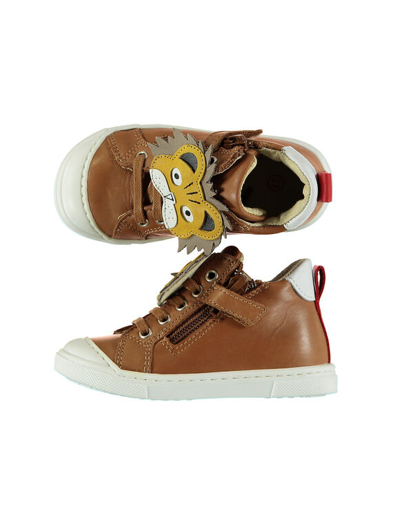 Sneakers da città pelle neonato FBGBASLEO / 19SK3842D3F804