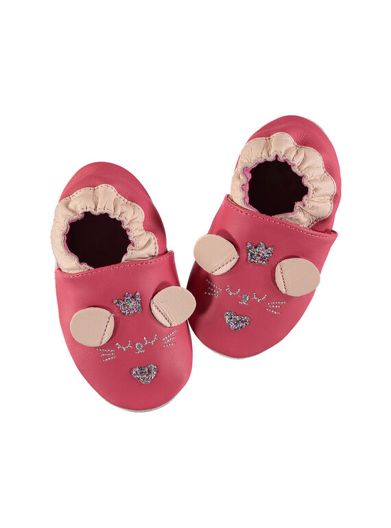Babbucce neonata in pelle FNFSOU / 19SK3737D3S304