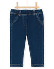 Pantaloni denim medio con elastico in vita RIJOJEAN2 / 23SG0972JEAP274