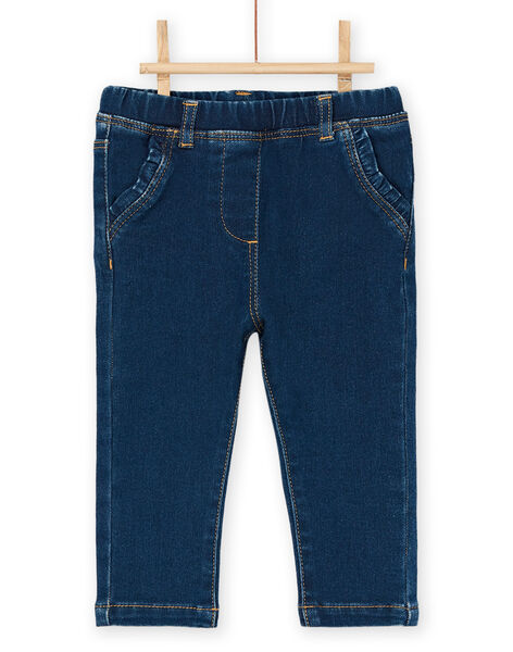 Pantaloni denim medio con elastico in vita RIJOJEAN2 / 23SG0972JEAP274