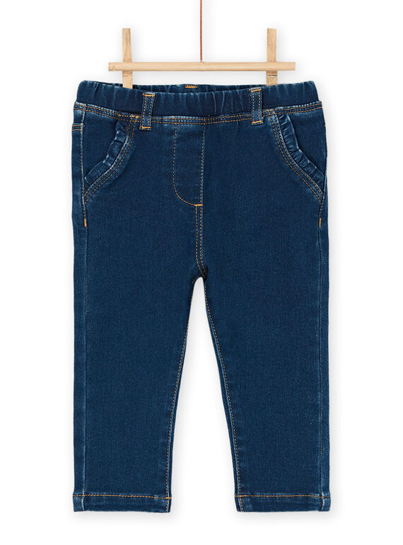 Pantaloni denim medio con elastico in vita RIJOJEAN2 / 23SG0972JEAP274