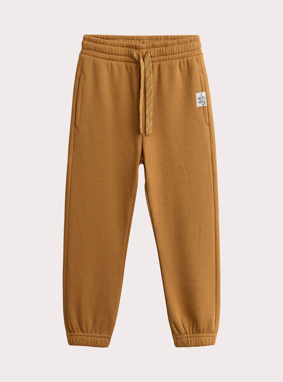 Joggers color senape per bambino VOJOJOB3 / 24W902G4JGBI821