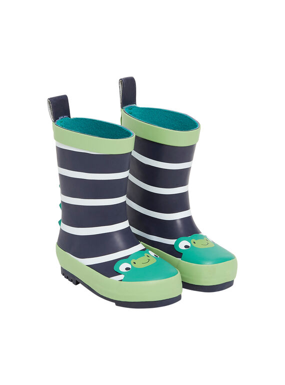 Stivali da pioggia navy con motivo rana neonato NUPLUIFROG / 22KK3862D0C070