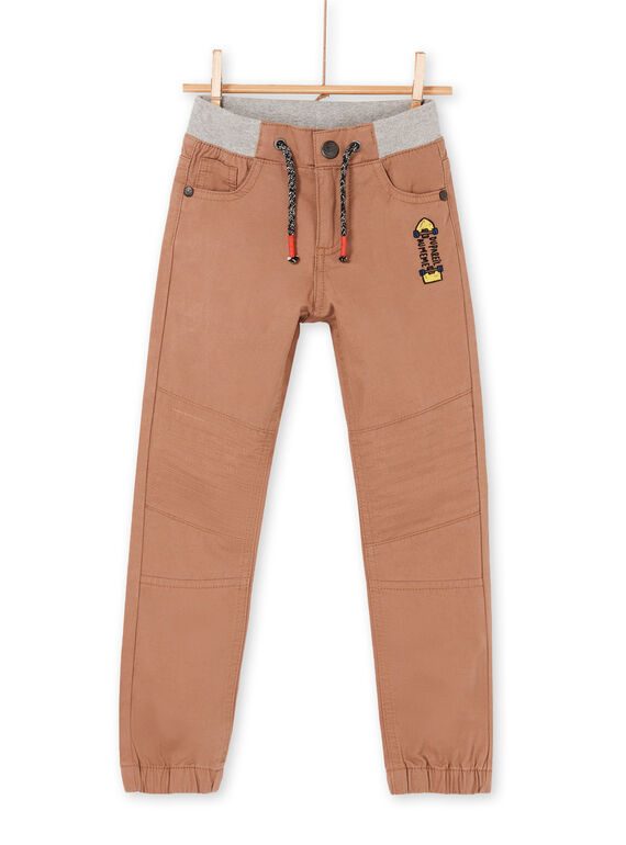 Pantaloni marrone chiaro - Bambino LOPOEPAN1 / 21S902Y1PANI802