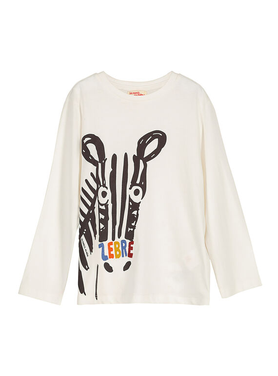 T-shirt maniche lunghe fantasia bambino FOBATEE2 / 19S90262TML001