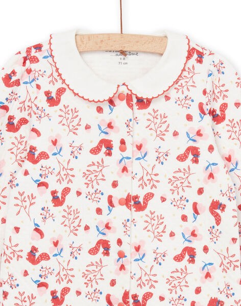 Tutina a maniche lunghe con stampa scoiattolo PEFIGREFOR / 22WH1331GRE001