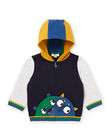 Cardigan multicolore con cappuccio PUMUGIL / 22WG10R1GILC205