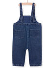 Salopette in jeans con ricami a fiori PIGOSAL / 22WG09O1SALP274