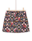 Gonna in velluto con stampa a fiori PARHUJUP / 22W901Q1JUPC205