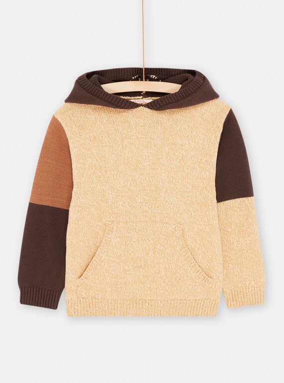 Maglia caffè bambino SOLOPUL / 23W902R1PULI804