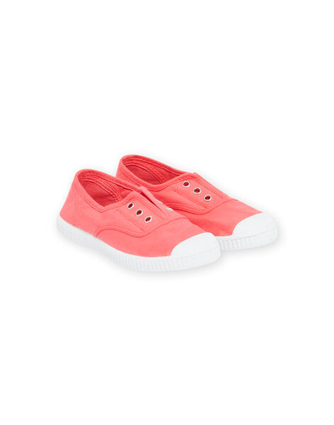 Sneakers in tela rosa bambina NATOILCIEFU / 22KK3593D16030