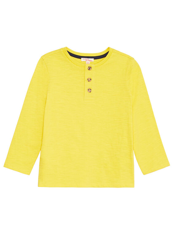 Golden yellow LONGSLEEVE T-SHIRT KOJOTUN2 / 20W90253D32106
