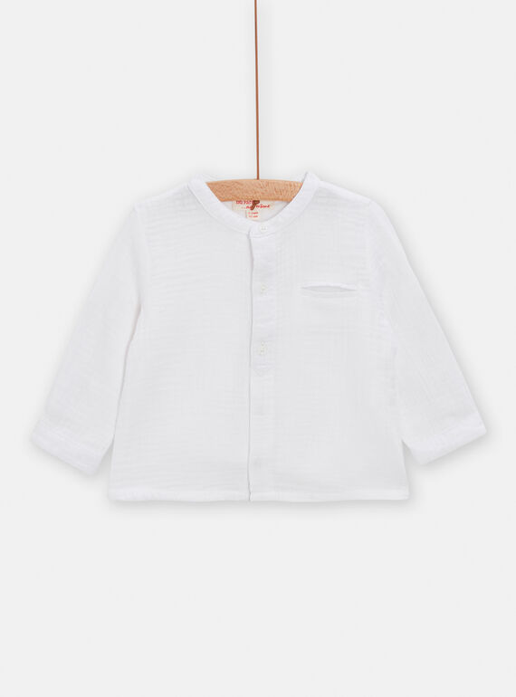Camicia bianca neonato TUPOCHEM / 24SG10M1CHM000