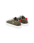 Sneakers in tela kaki con patch stella ROTOILKAKI / 23KK3675D16604
