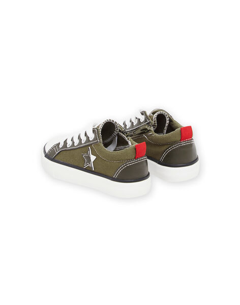 Sneakers in tela kaki con patch stella ROTOILKAKI / 23KK3675D16604