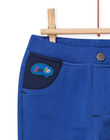 Pantaloni blu elettrico neonato NULUPAN / 22SG10P1PAN217