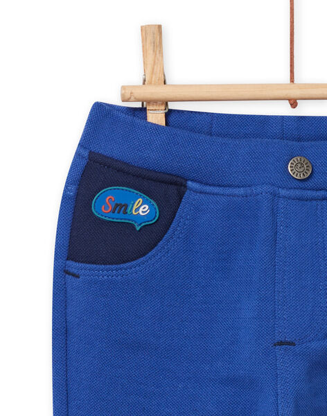 Pantaloni blu elettrico neonato NULUPAN / 22SG10P1PAN217
