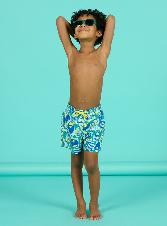 Costume da bagno blu caraibi bambino NYOMERBOXPOI / 22SI02L5MAIC242
