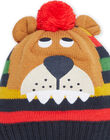Berretto con motivo orso PYOGROBON7 / 22WI02G1BONC243