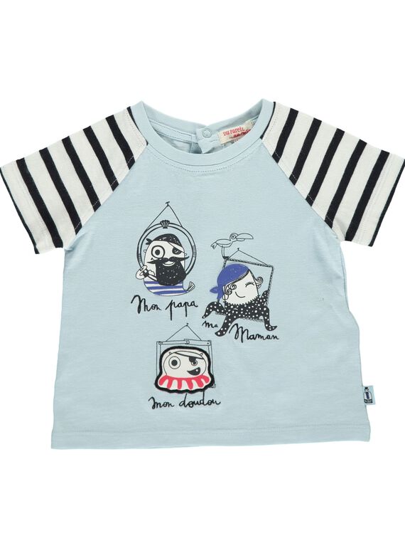 Baby boys' short-sleeved T-shirt CUBENTI1 / 18SG10G1TMC218