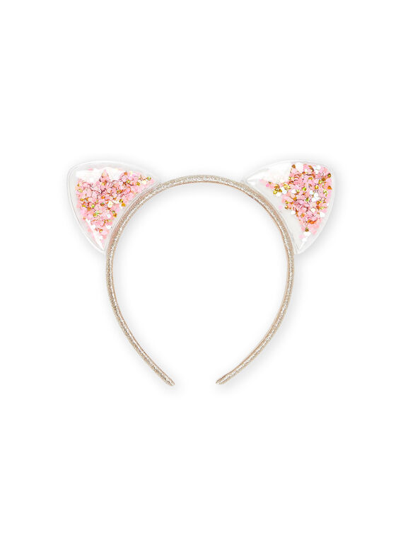 Cerchietto con orecchie da gatto glitterate RYAJOSERR2 / 23SI01B5TETK008