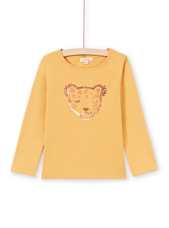 T-shirt arancione bambina MAJOYTEE5 / 21W90125TMLB106