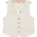 Gilet corda in lino