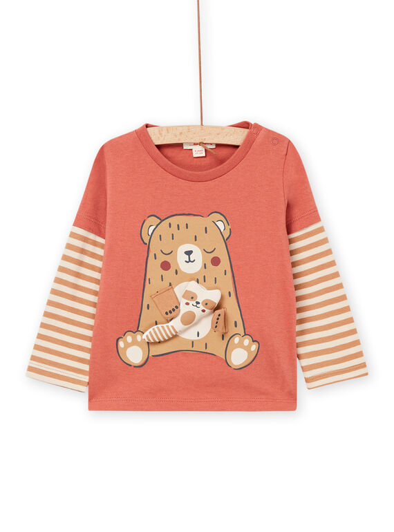 T-shirt con stampa peluche 3D PUPRATEE2 / 22WG10S1TML408