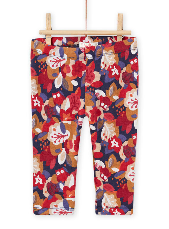 Pantaloni con stampa a fiori neonata MIFUNPAN / 21WG09M1PAN070