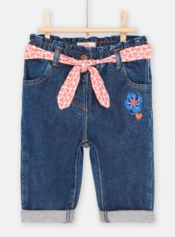 Jeans blu con cintura neonata SIFORJEAN / 23WG09K1JEAK005