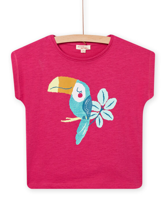 T-shirt fucsia bambina NAJOTI11 / 22S901C6TMC304