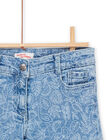 Shorts in jeans con stampa tropicale RAJOSHORT3 / 23S90172SHOP272