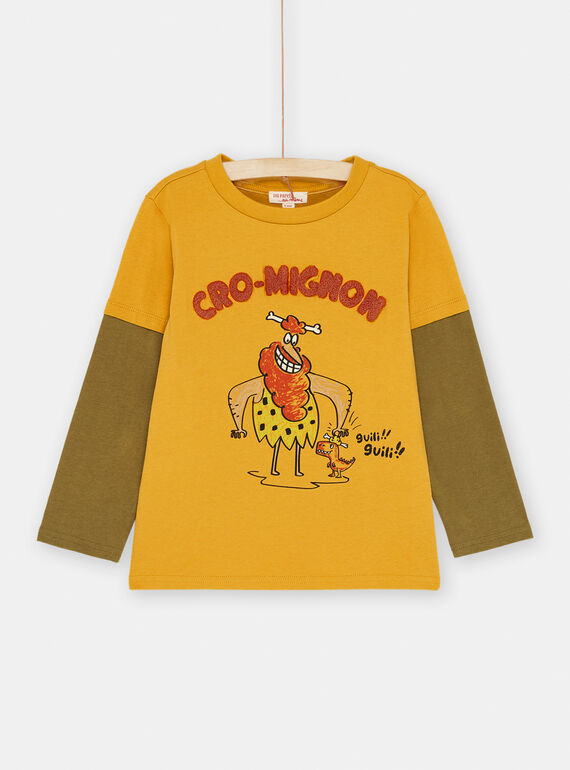 T-shirt topazio a maniche lunghe SOCOUTEE4 / 23W902L2TMLB118