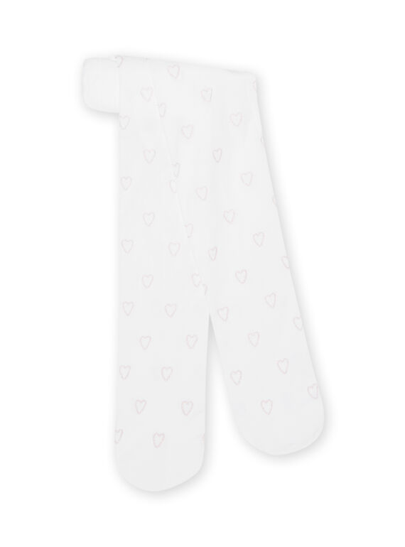Collant bianco bambina NYAJOSCOL1 / 22SI0161COL000