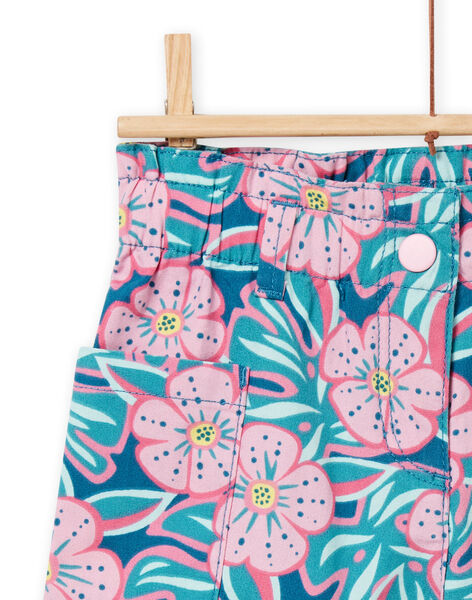 Shorts blu e rosa bambina NAFICSHORT1 / 22S901U3SHO715