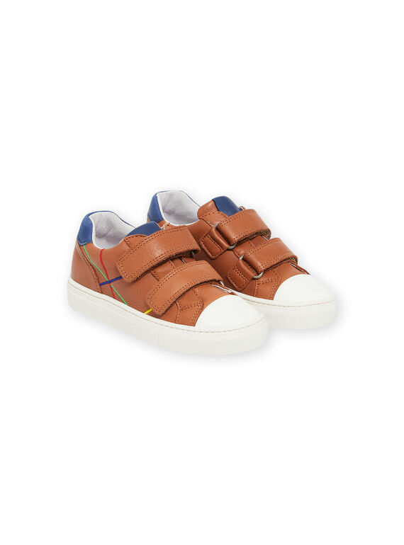 Sneakers cammello con dettagli colorati bambino NOBASNEHIL / 22KK3634D3F804