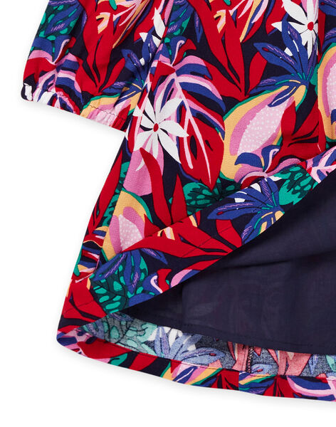 Abito con stampa tropicale RANAUROB1 / 23S901N2ROB070